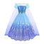 Rochie printesa Elsa Frozen pentru fete, costumatie joc de rol petreceri, serbari, carnaval si cadou ideal pentru sarbatori, aniversari sau zile de nastere